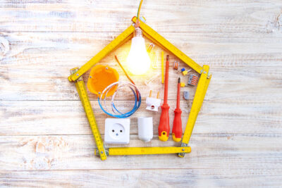 herramientas reparacion electrica casa enfoque selectivo plan